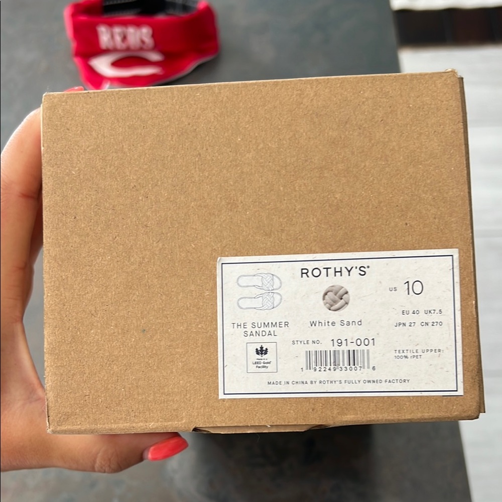 Rothy's White Sand Summer Sandal